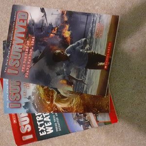 3 "I survived" books by Lauren Tarshis